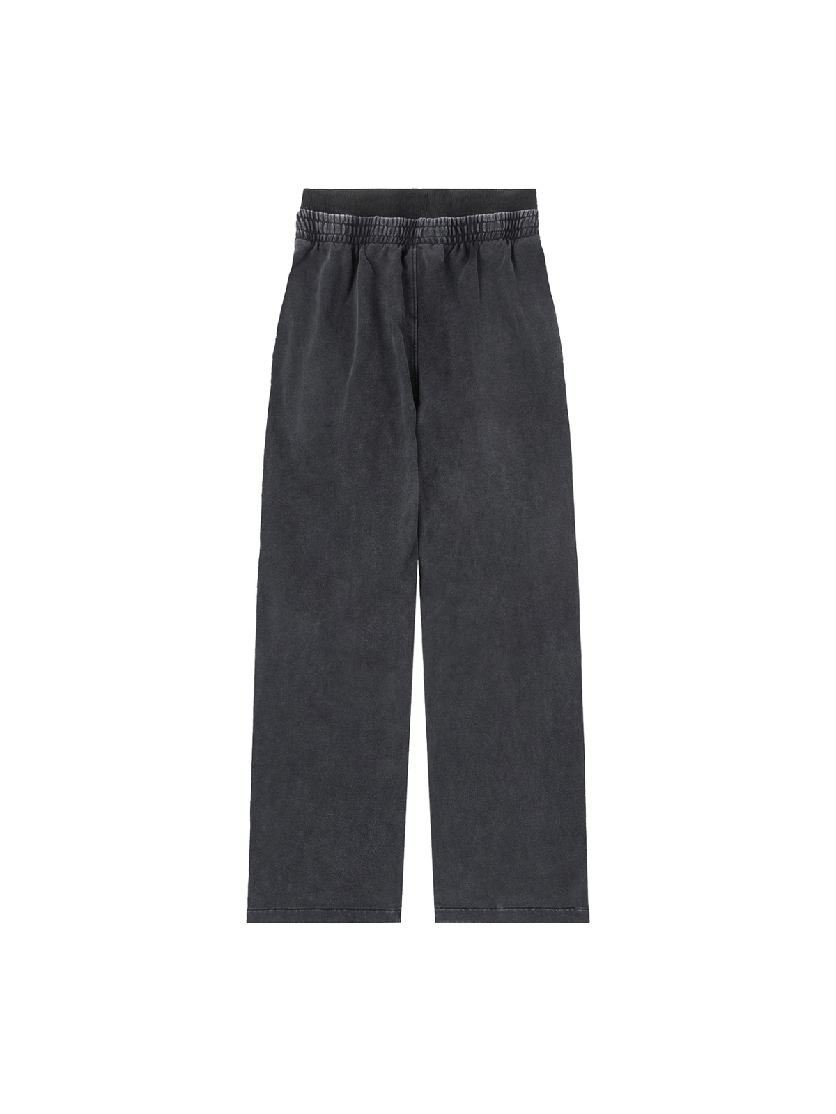 Vintage Washed Waist Pants in Washed Black, back view