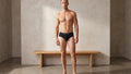 True Notions Tartan Brief — Black product photo