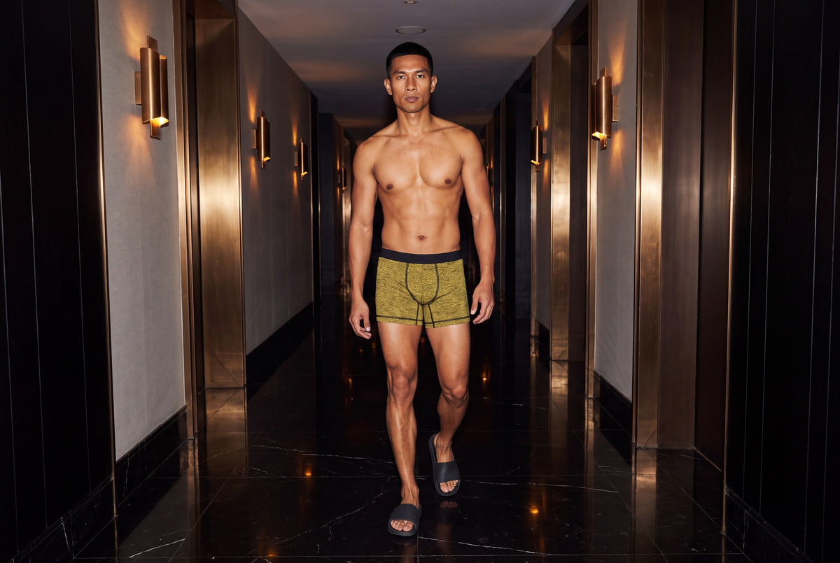 True Notions Boxer Brief — Canary / Black