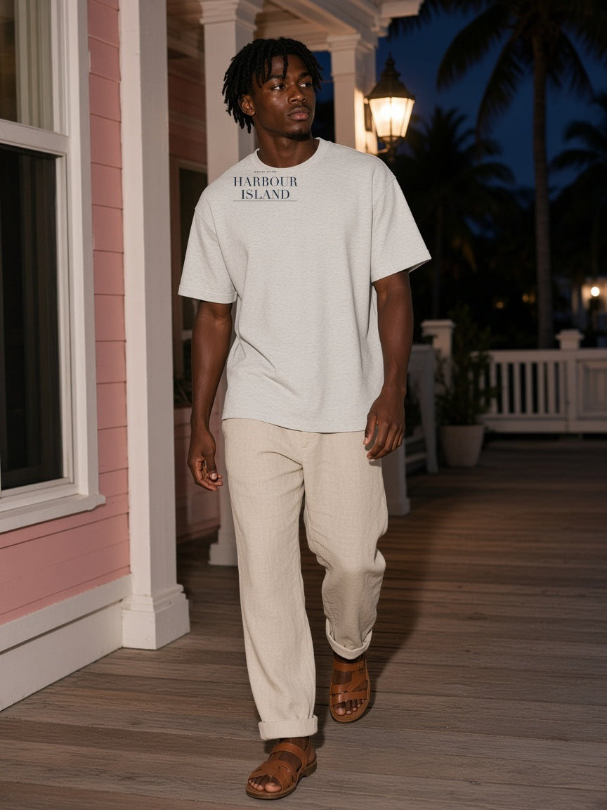 Harbour Island Heavyweight Drop Shoulder T-Shirt