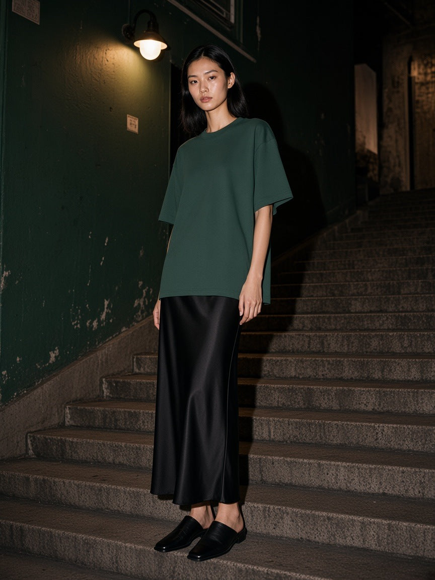 Marcel Afters Heavyweight Oversized T-Shirt — Dark