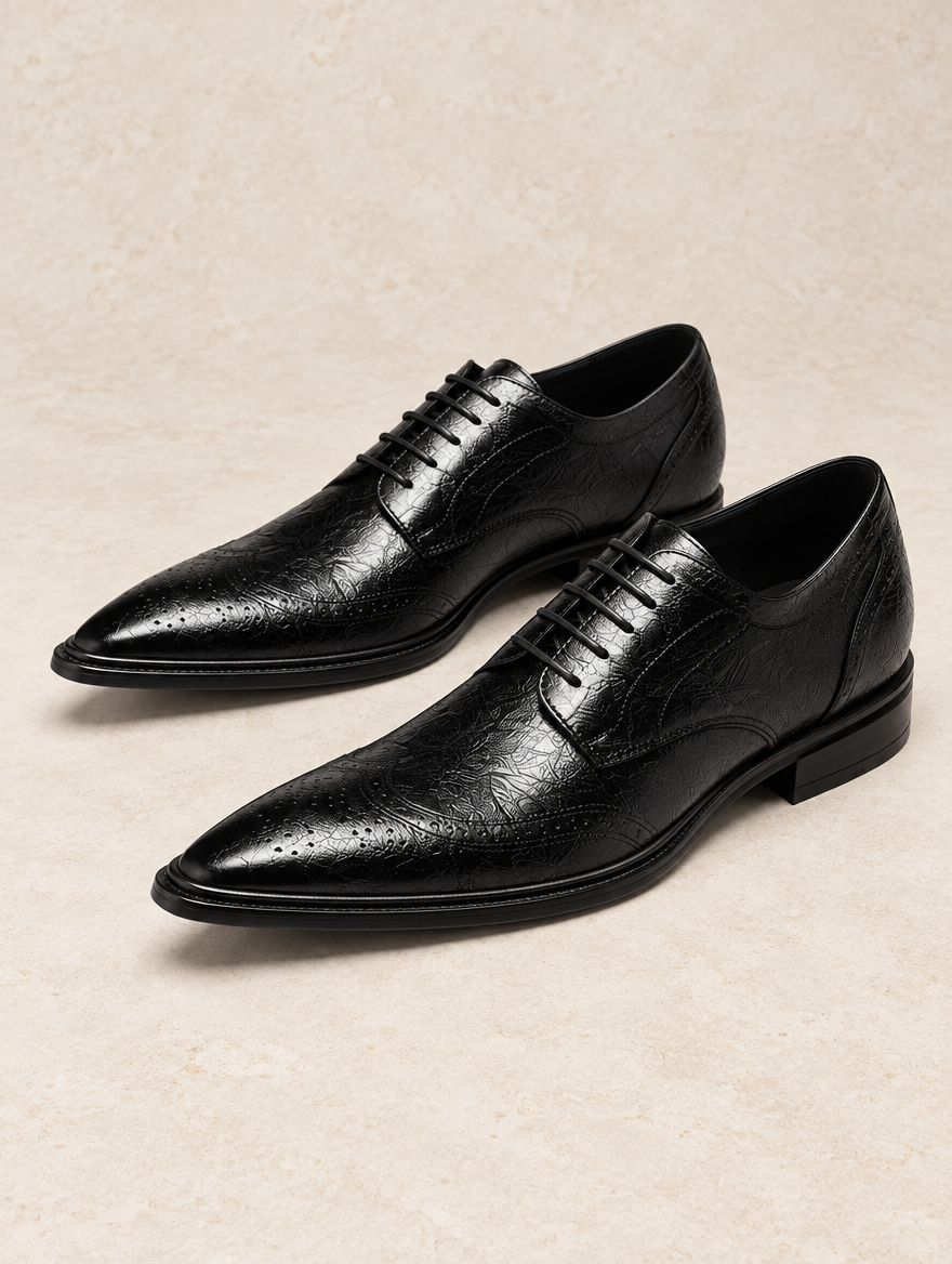 Black Oxford, studio photograph