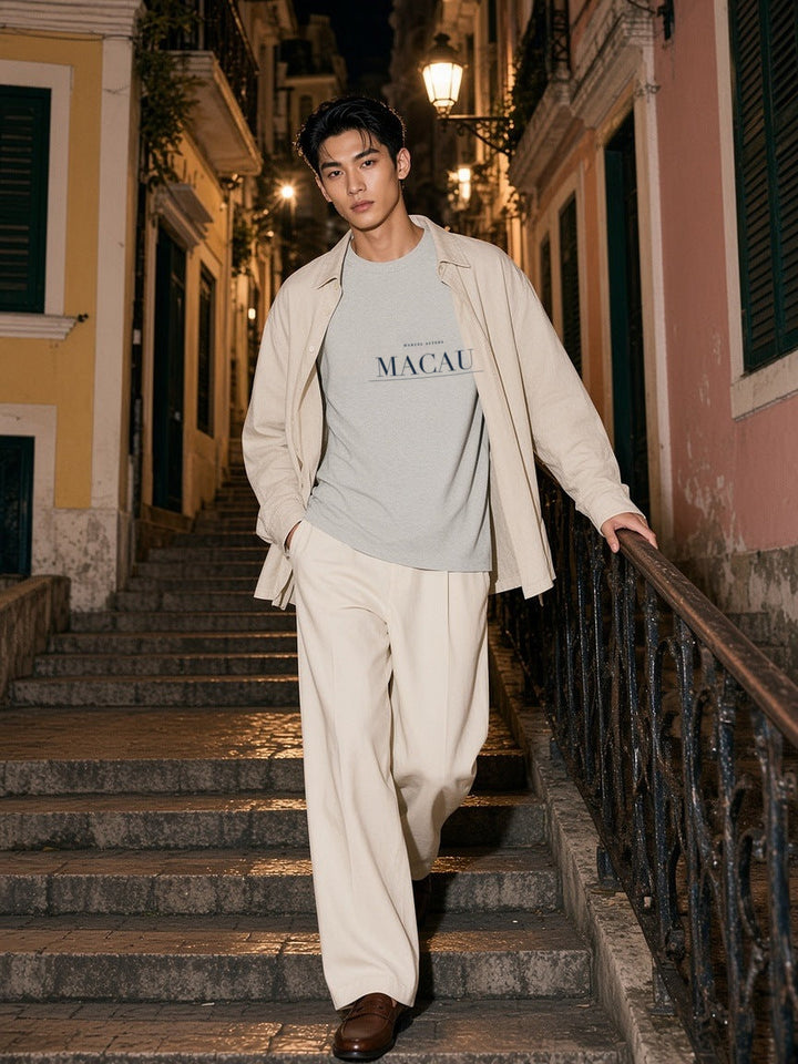 Macau Heavyweight Drop Shoulder T-Shirt