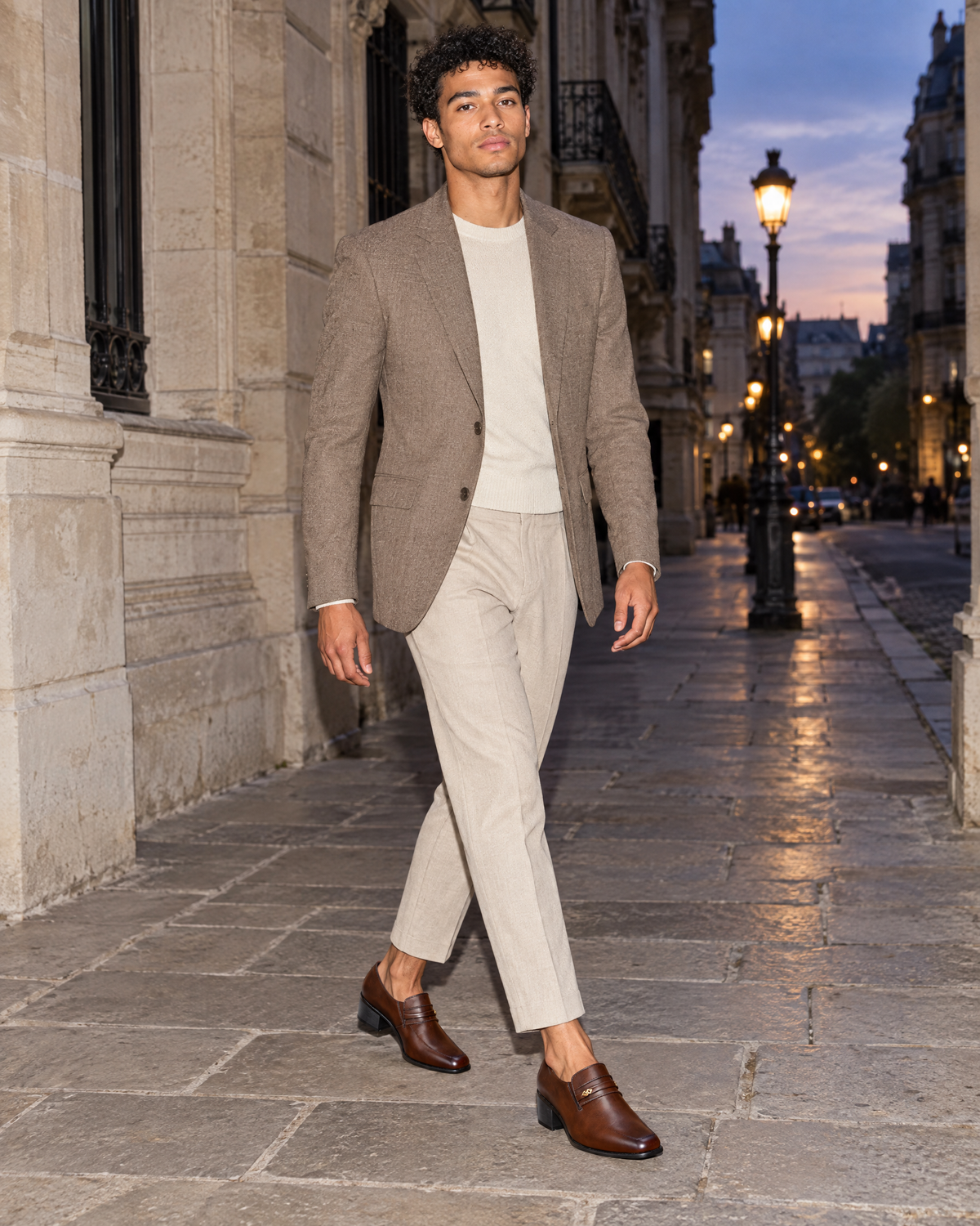 The Aperitivo Loafer, worn by the model