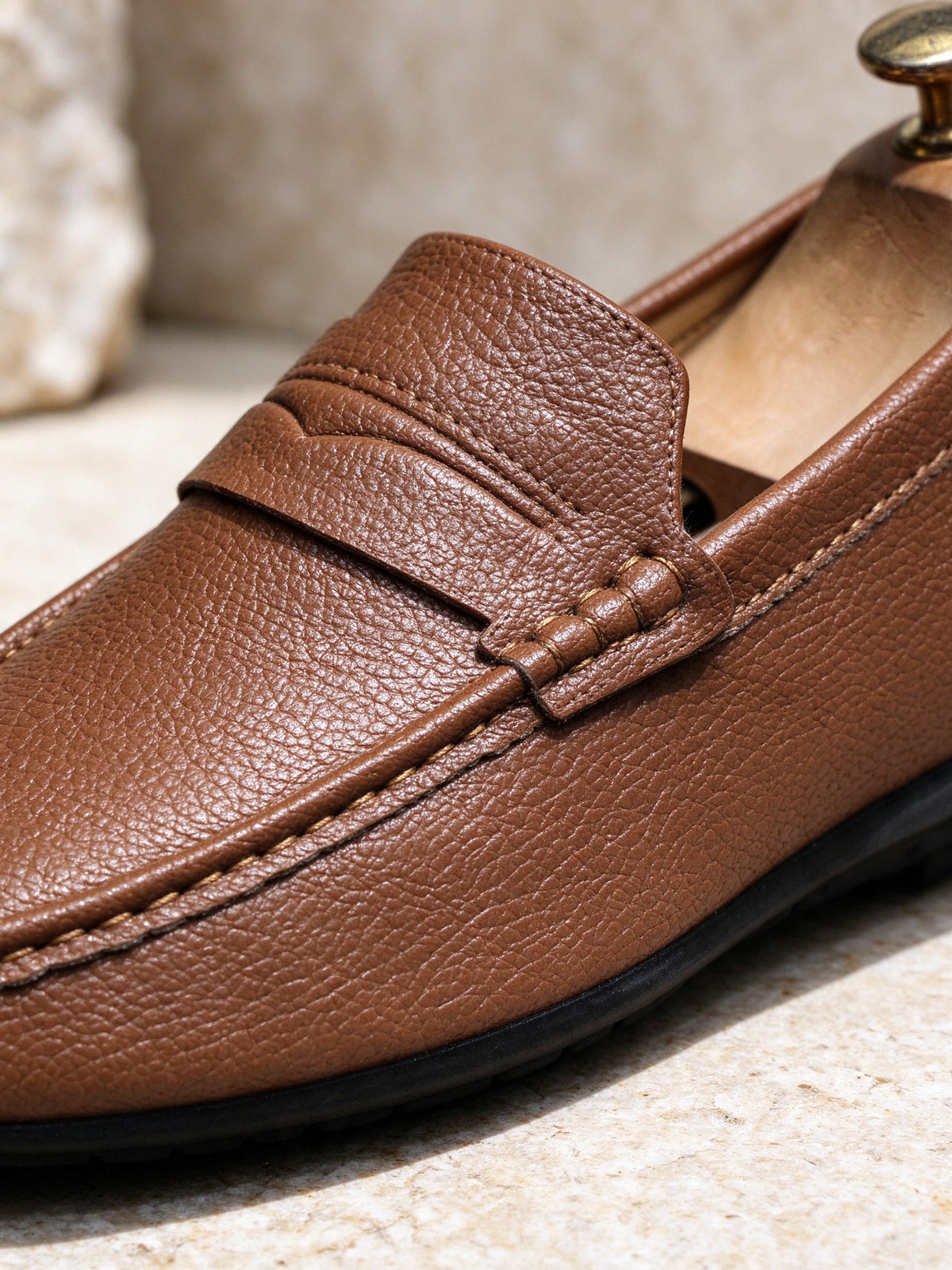 Close-up detail of the Marcel Afters The Riviera Loafer