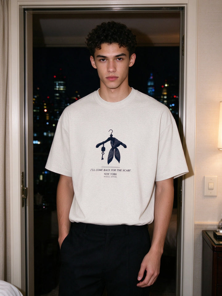 I'll Come Back For The Scarf Heavyweight Drop Shoulder T-Shirt