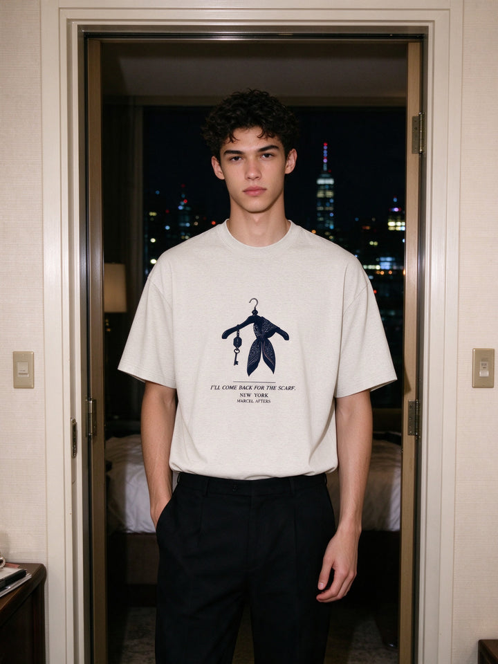 I'll Come Back For The Scarf Heavyweight Drop Shoulder T-Shirt
