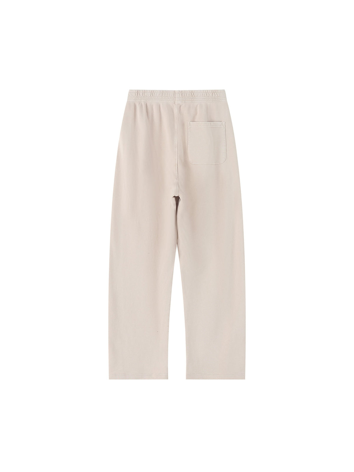 Marcel Afters Mineral Wash Straight Sweatpants in Apricot, laid flat, plain white background