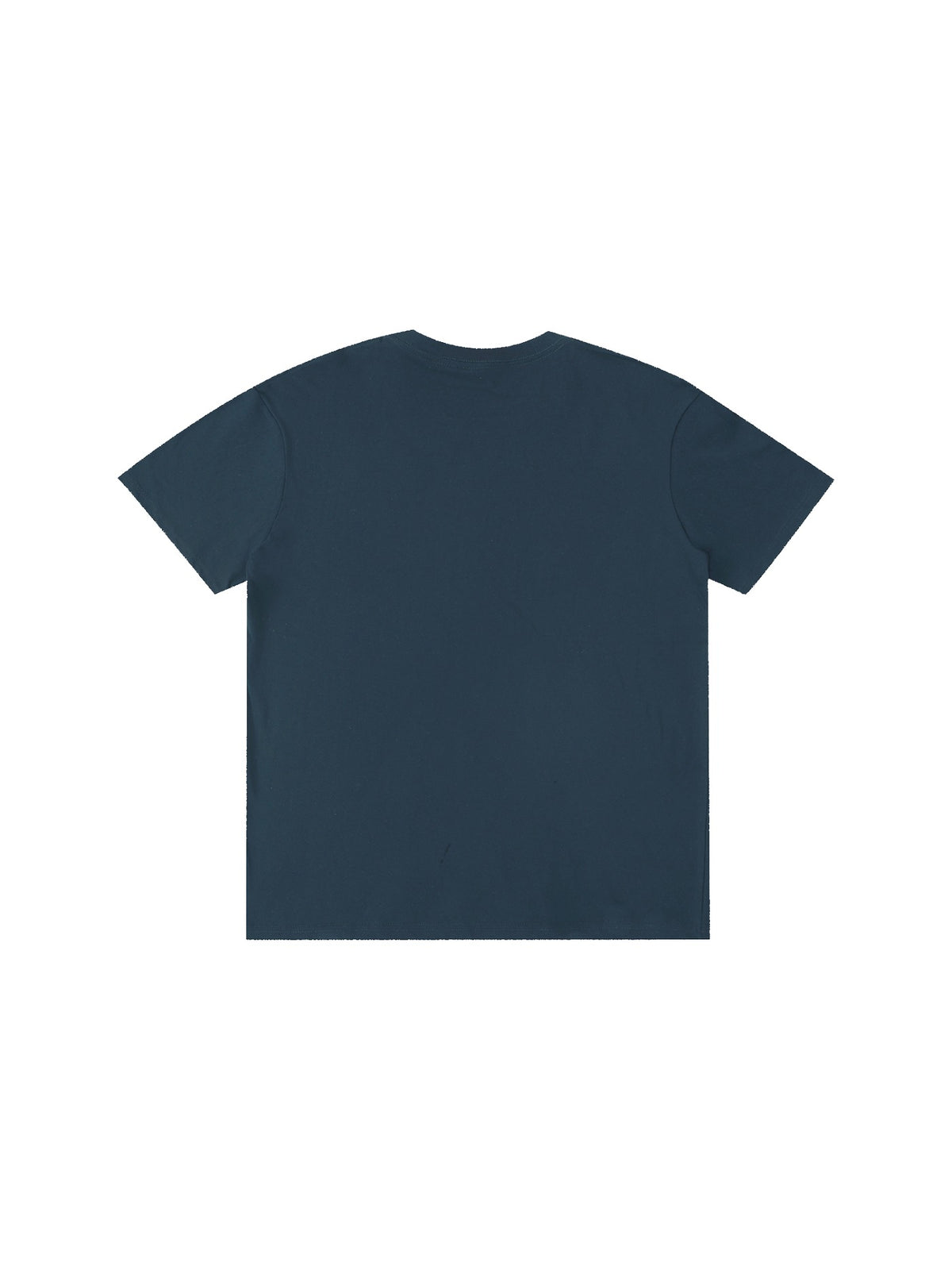 Marcel Afters Pure Cotton T-Shirt, 180 gsm in Dark Blue, laid flat
