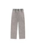 Marcel Afters Snow Wash Heavyweight Sweatpants in Light Gray, laid flat, plain white background
