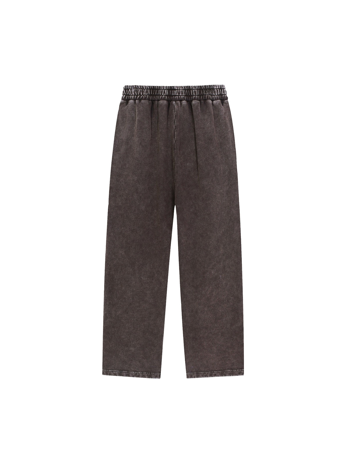 Marcel Afters Snow Wash Heavyweight Sweatpants in Dark Gray, laid flat