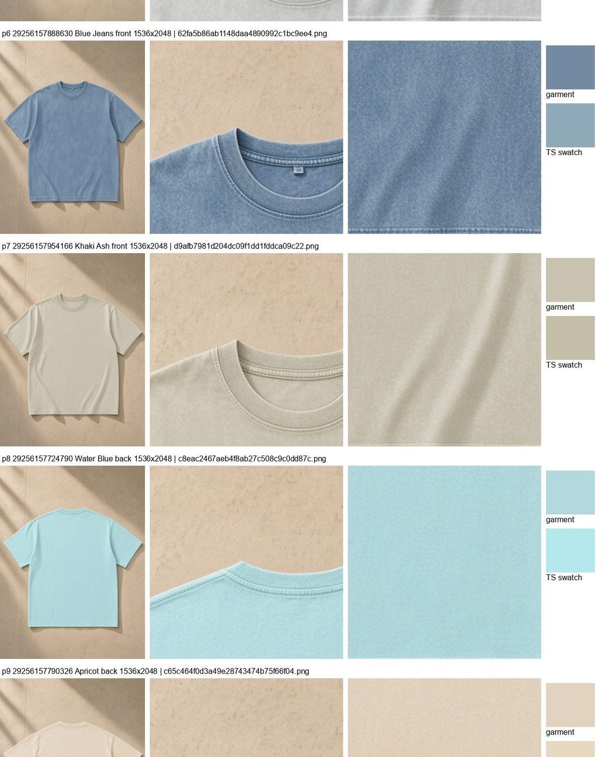 Marcel Afters Snow Washed Oversized Cotton T-Shirt in Apricot, worn by a woman, against a plain white background