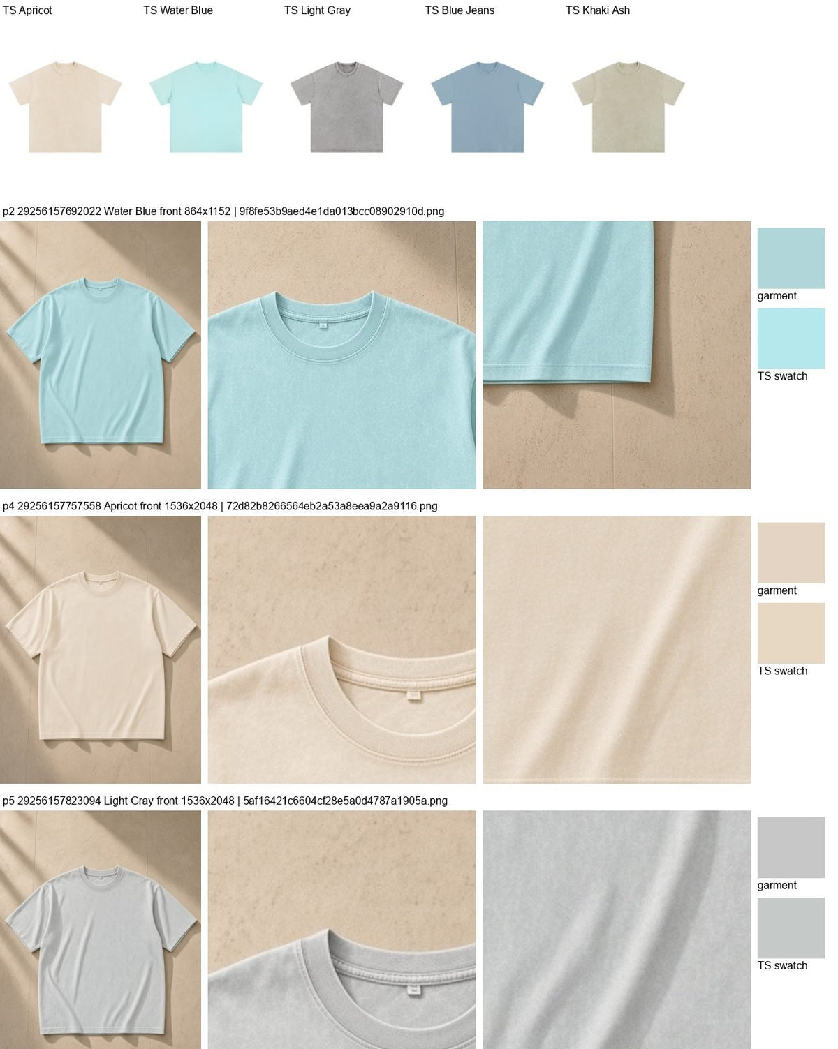 Marcel Afters Snow Washed Oversized Cotton T-Shirt in Light Gray, worn by a woman, against a plain white background