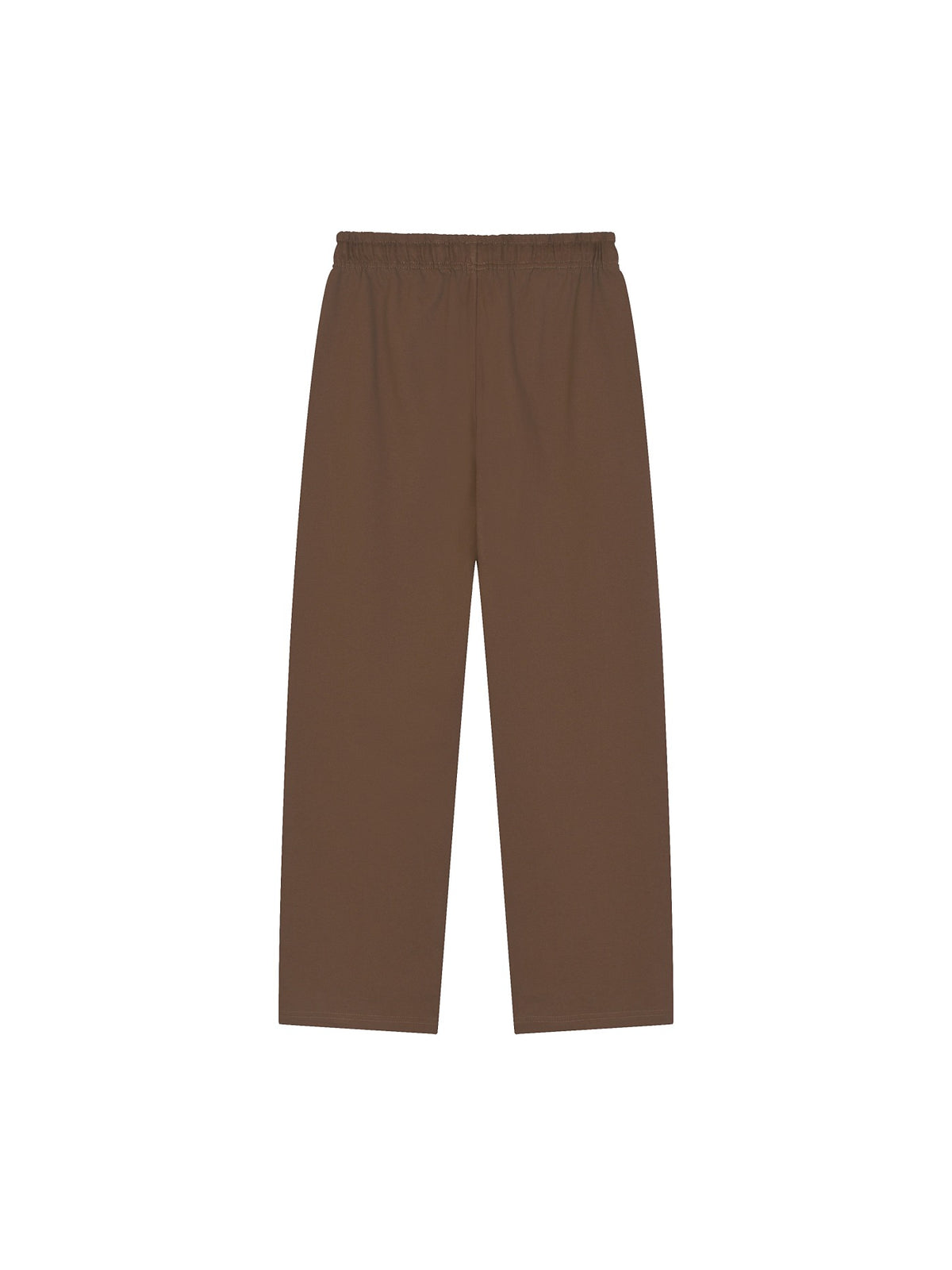 Marcel Afters Solid Color Straight-Leg Sweatpants in Black, worn by a woman, against a plain white background