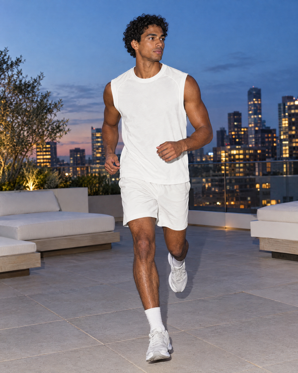 Marcel Afters Sorona Quick-Dry Cooling Tank Top, Light Tones