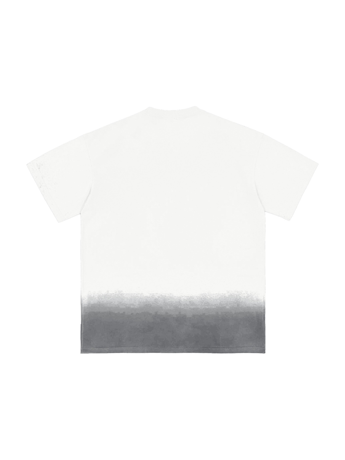 Marcel Afters Sunfade Vintage Washed T-Shirt in White, laid flat