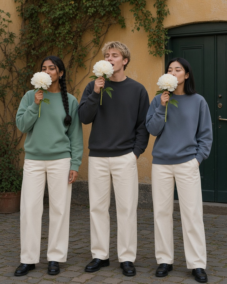 Marcel Afters Vintage Wash Fleece Sweatshirt — Dark