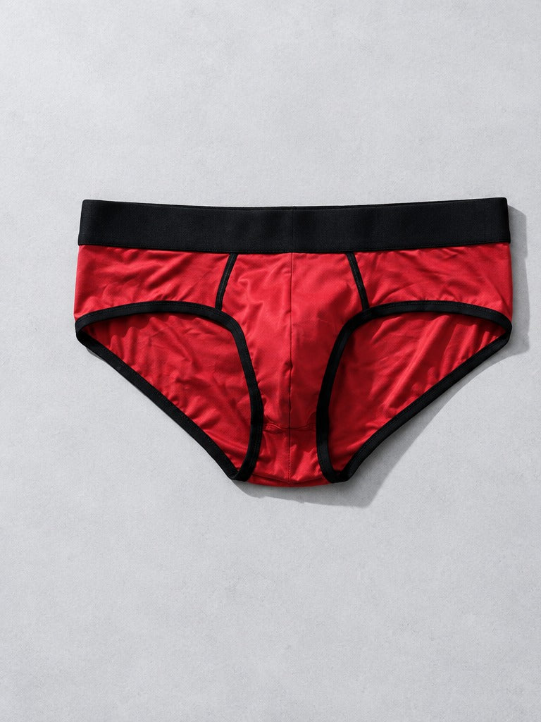 True Notions Air Brief - VDay x CNY Limited Edition, laid flat on limestone