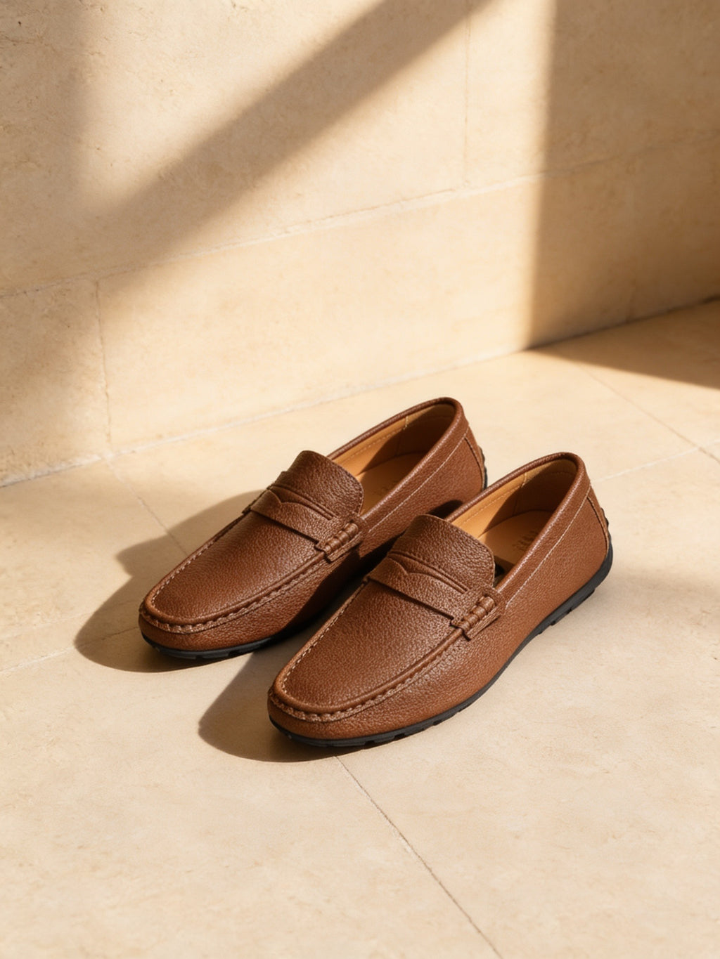 The Riviera Loafer, limestone studio