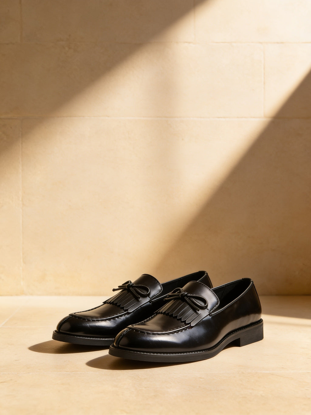 The Ballroom Loafer, limestone studio