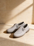 The Sunday Papers Loafer, limestone studio