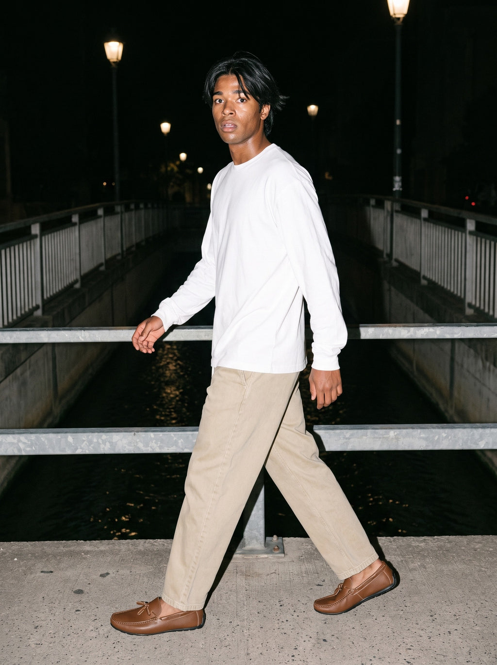 The Coast Road Loafer, on model