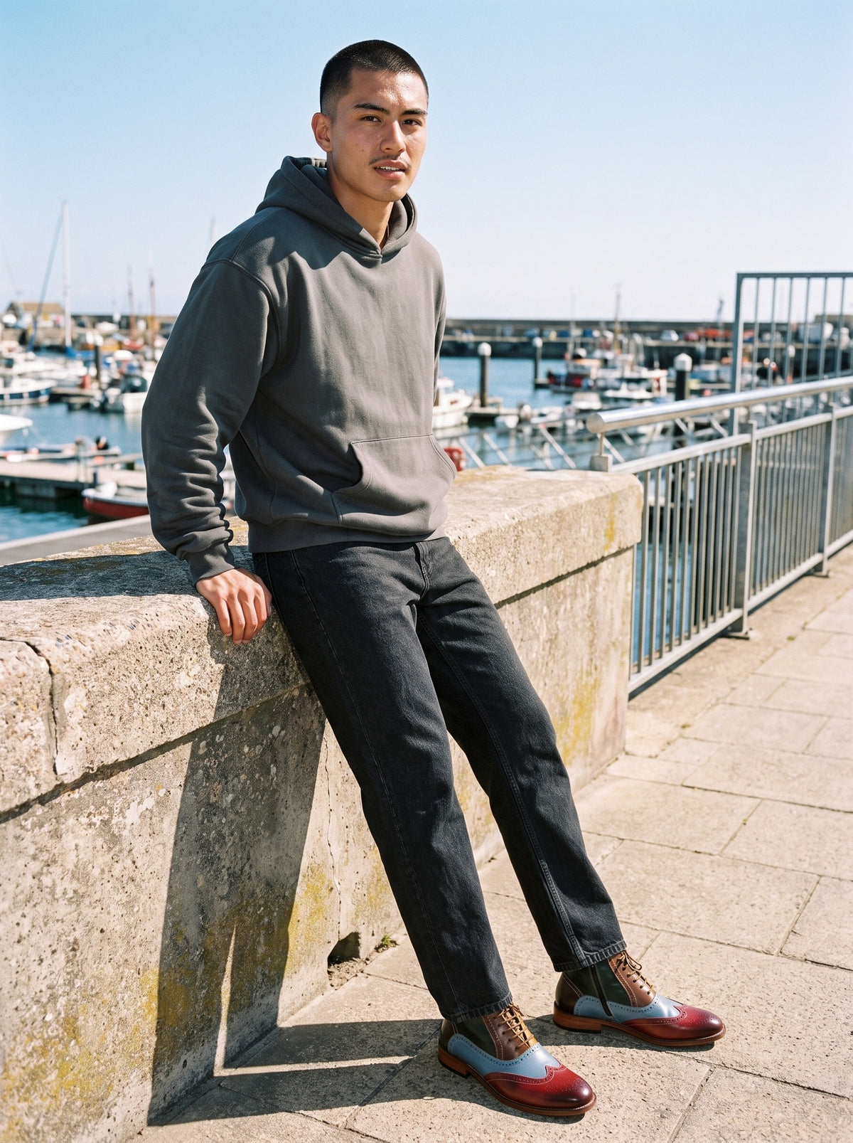 The Carnival Boot, on model