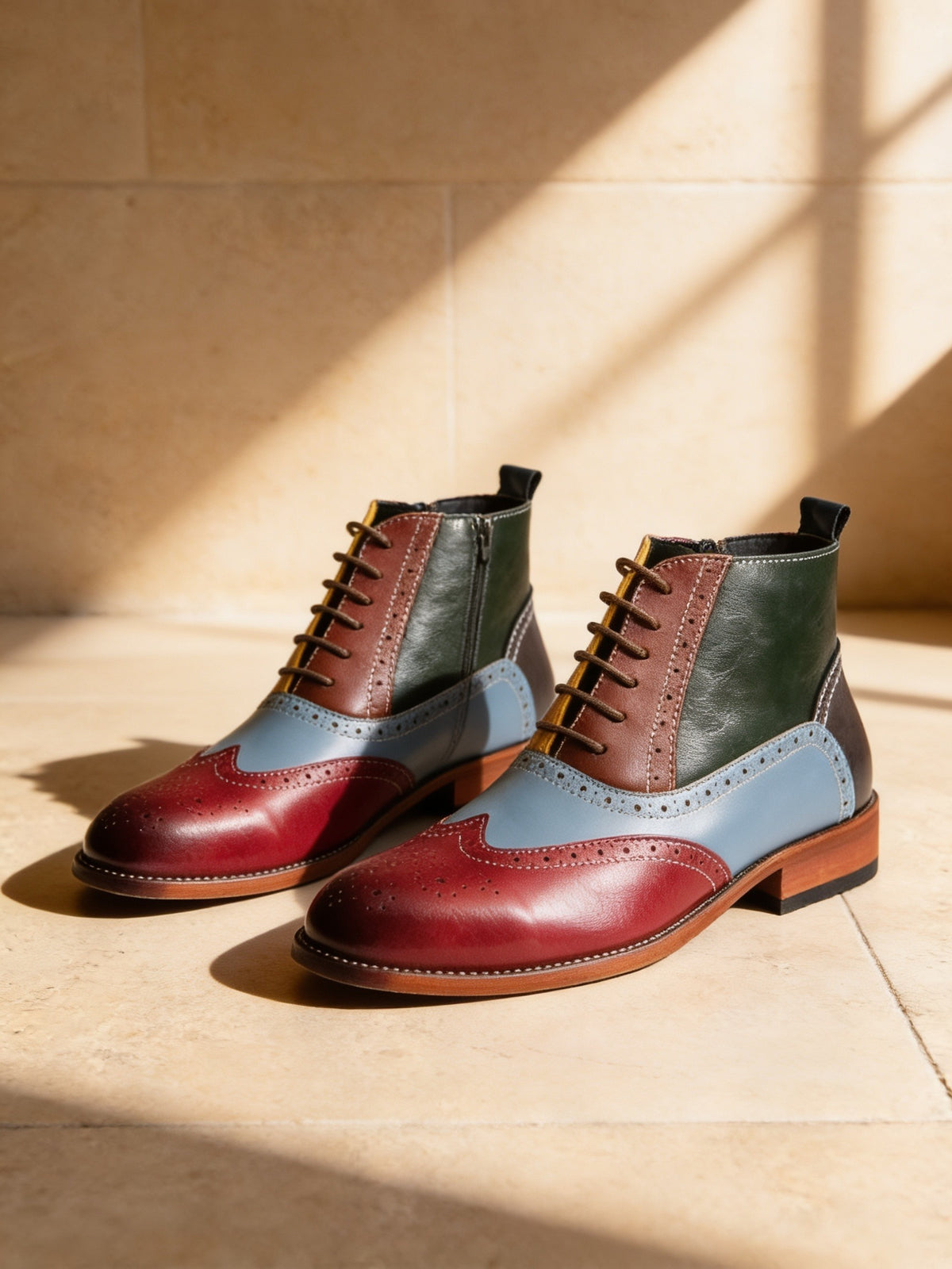 The Carnival Boot, limestone studio
