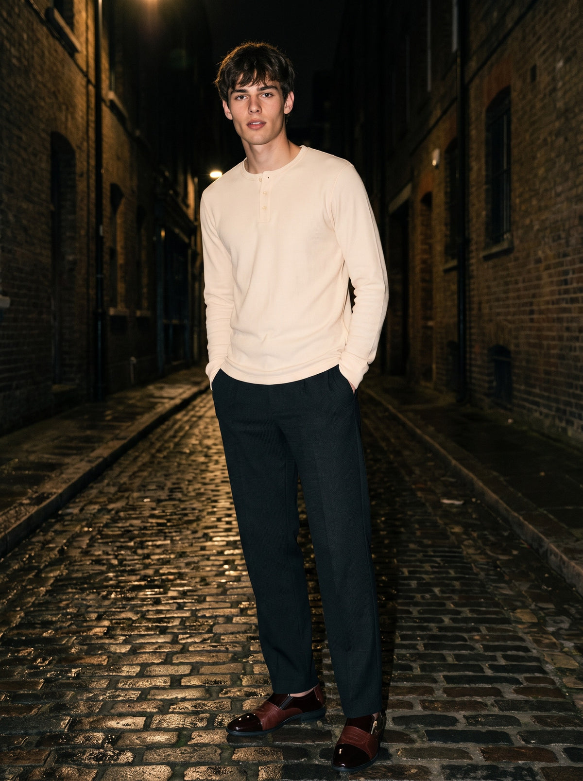 The Late Bloom Loafer, on model