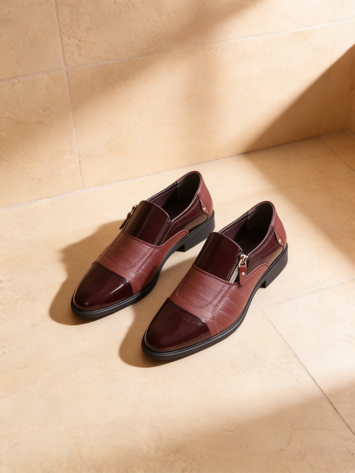 The Late Bloom Loafer, limestone studio