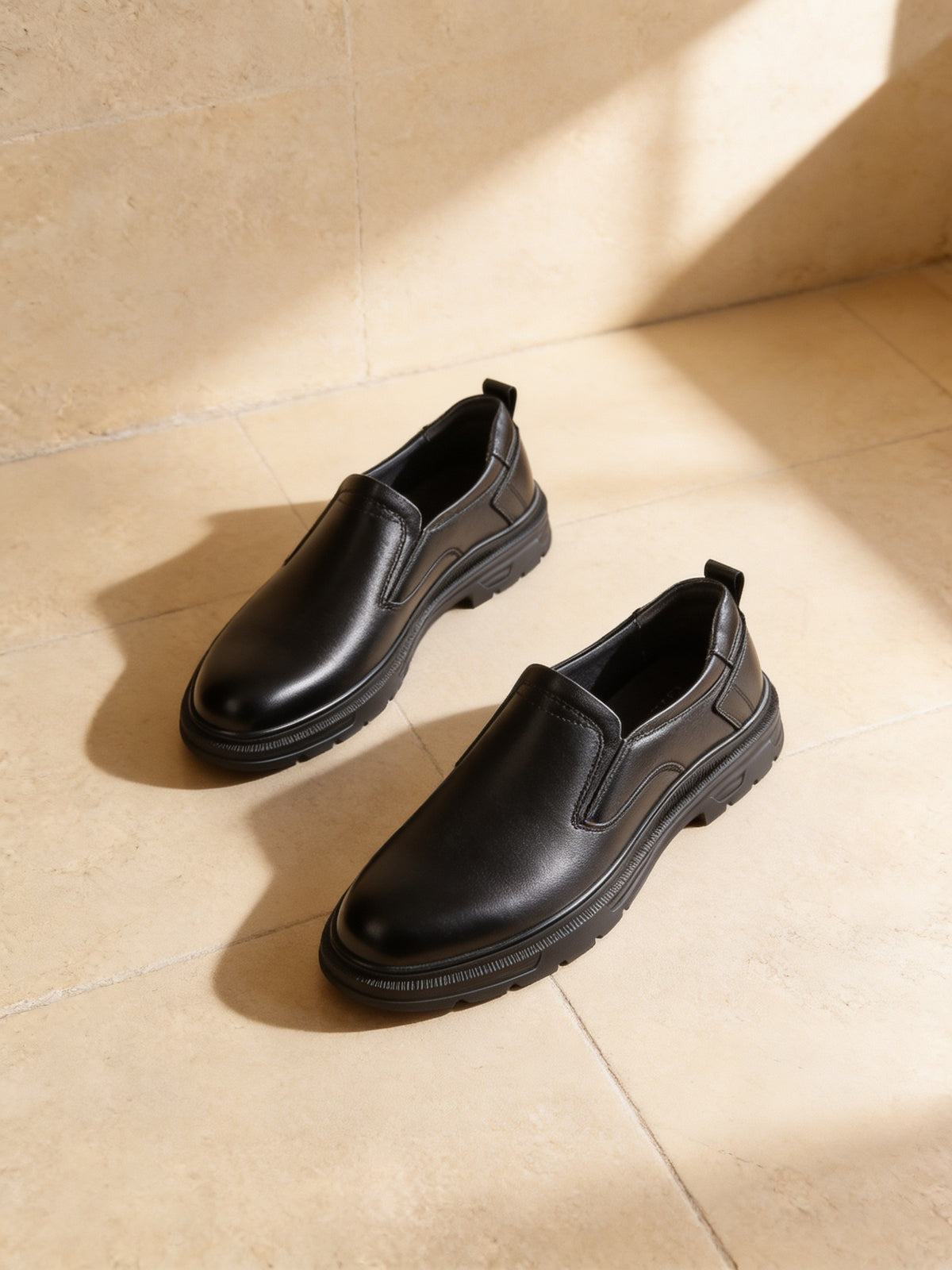 The Elevator Slip-On, limestone studio