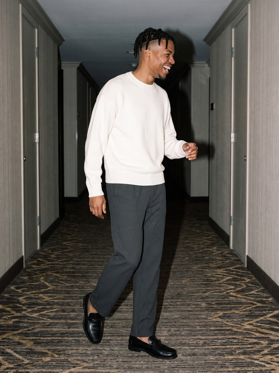 The Night Desk Loafer, on model
