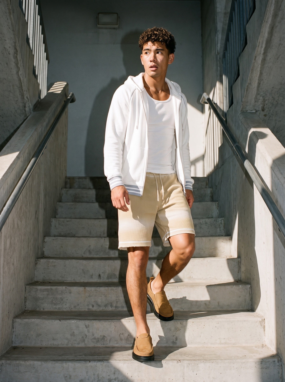 The Road Trip Slip-On, on model