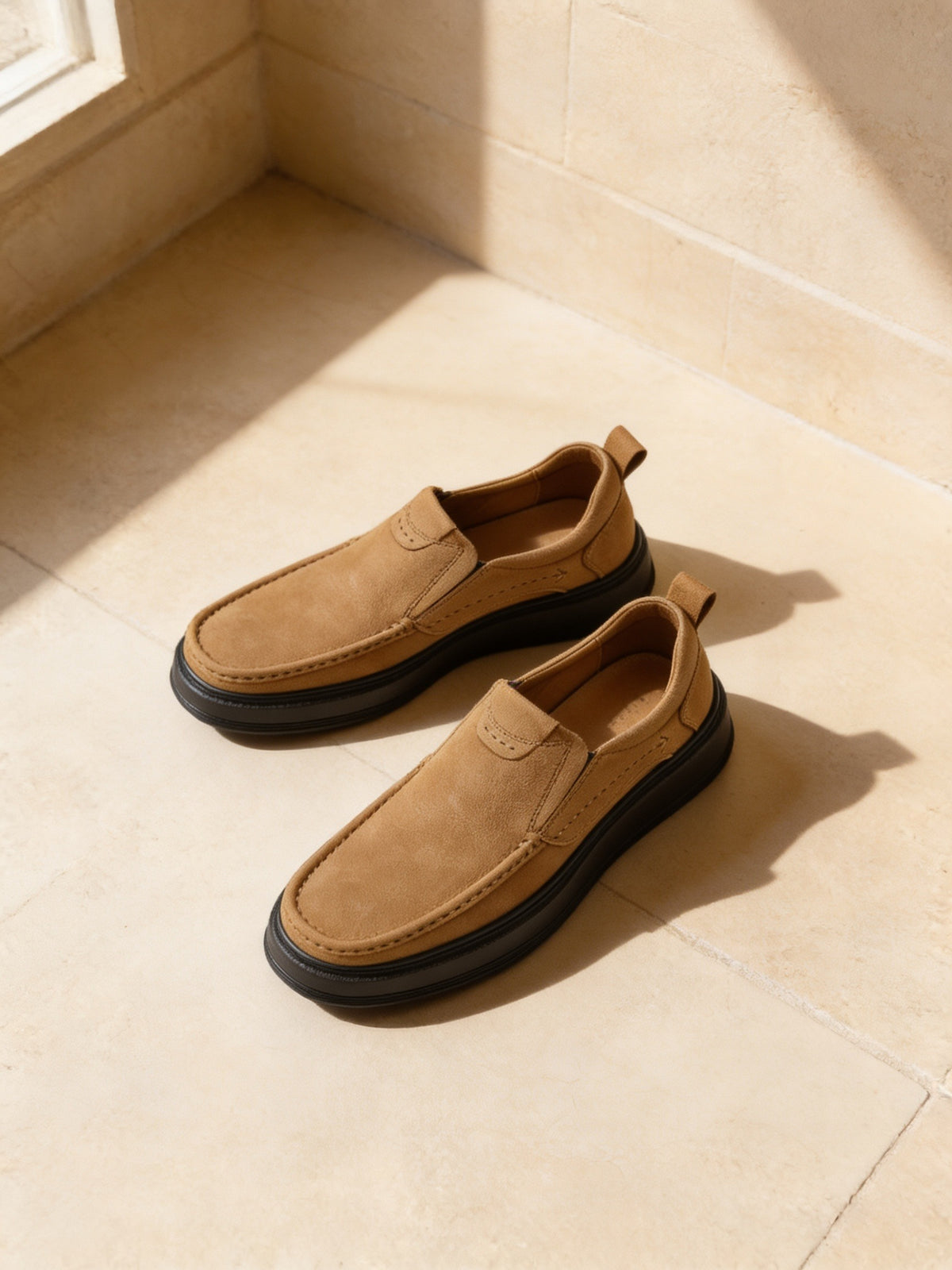 The Road Trip Slip-On, limestone studio
