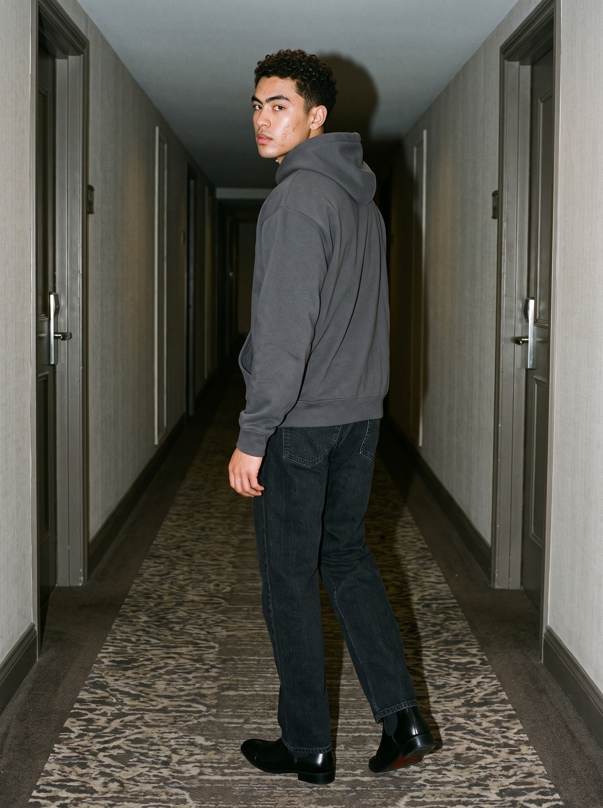 The After Hours Chelsea Boot, on model