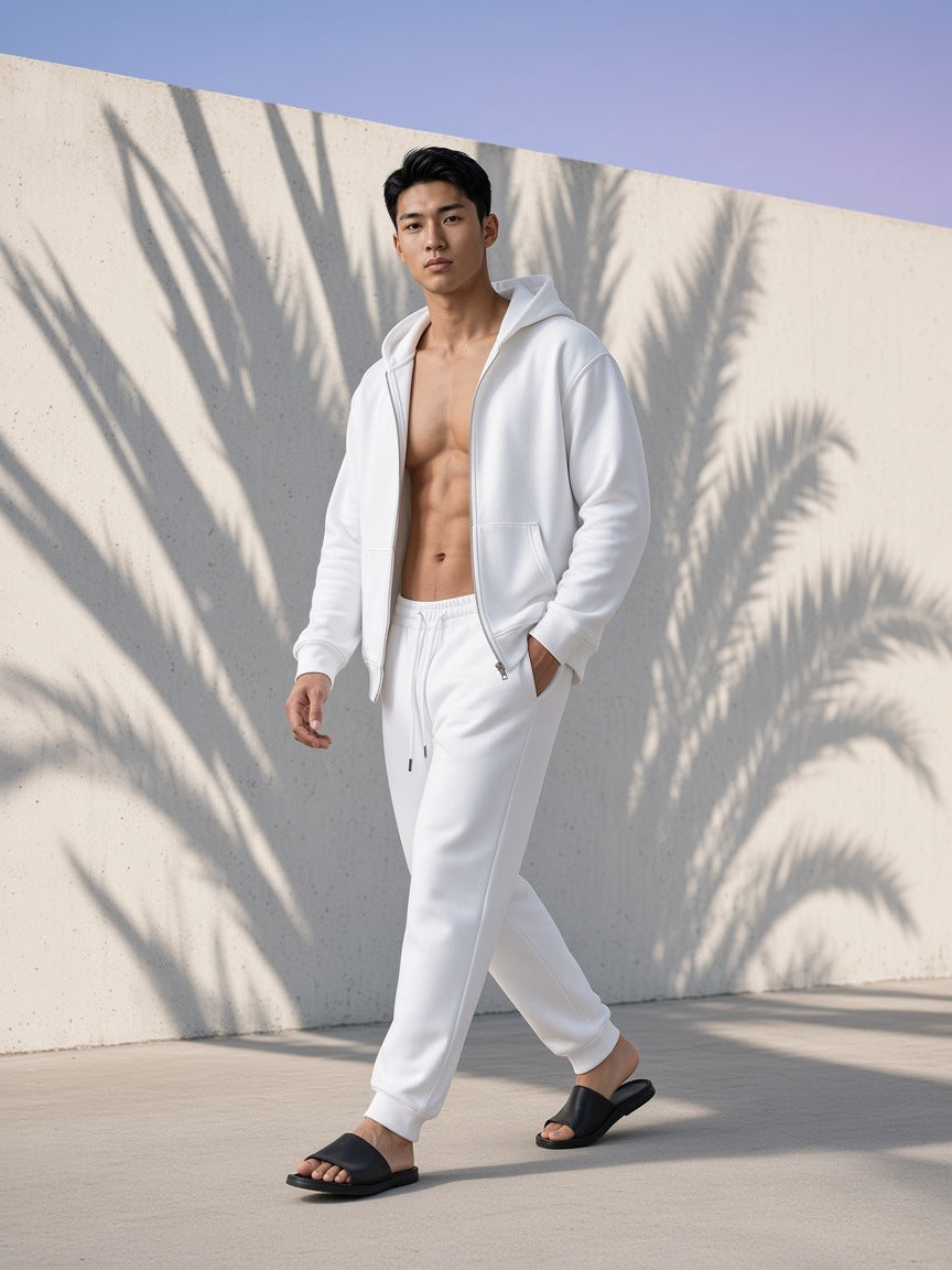 Marcel Afters Men's Drop Shoulder Full Zip Hoodie
