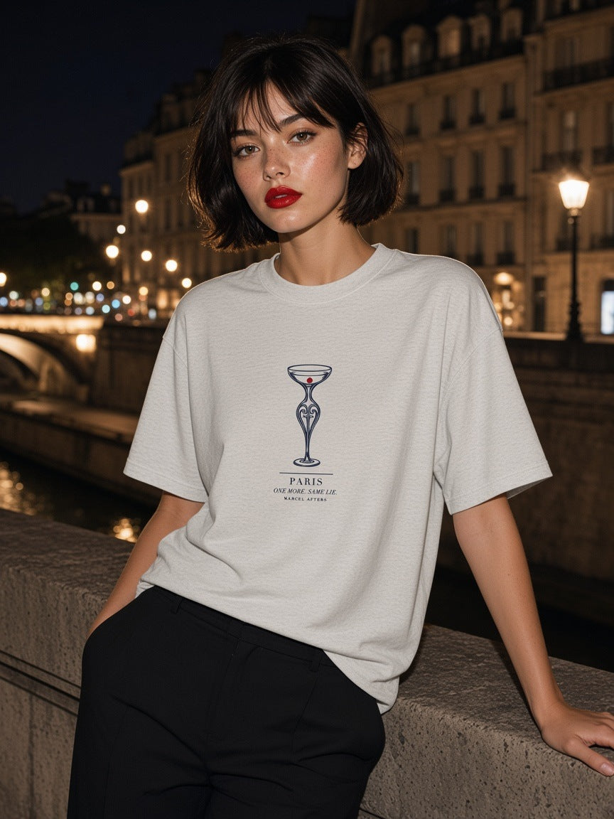 One More, Same Lie Heavyweight Drop Shoulder T-Shirt