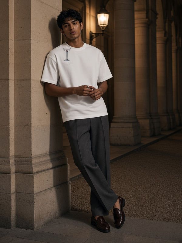 Still Balancing On The Old Column Heavyweight Drop Shoulder T-Shirt