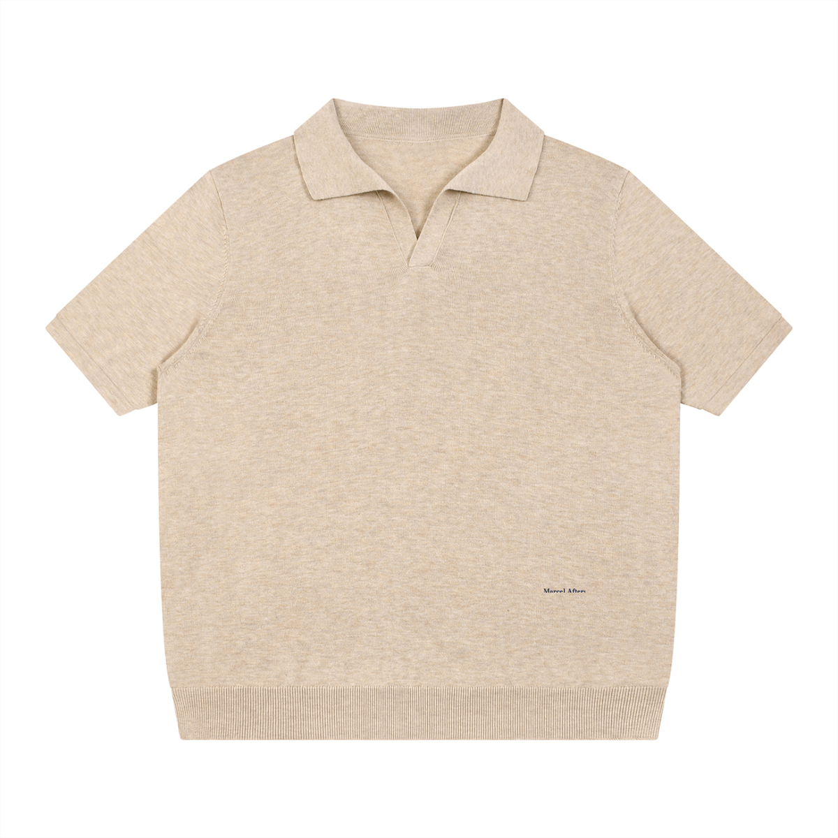 Unisex Heavyweight Oversized Polo Shirt Mild Apricot (supplier original)