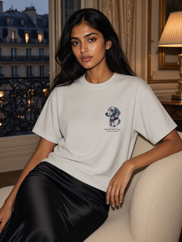 The Pup Gets A Key Heavyweight Drop Shoulder T-Shirt