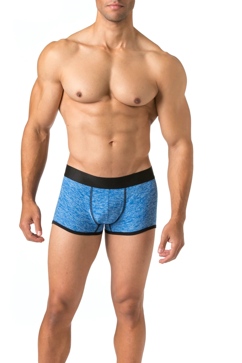 True Notions Azure Tee & Trunk Signature Set — worn, Azure
