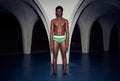 True Notions Brief — Java / White — worn, Java / White