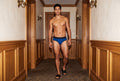 True Notions Brief — Sapphire / Black — worn, Sapphire / Black