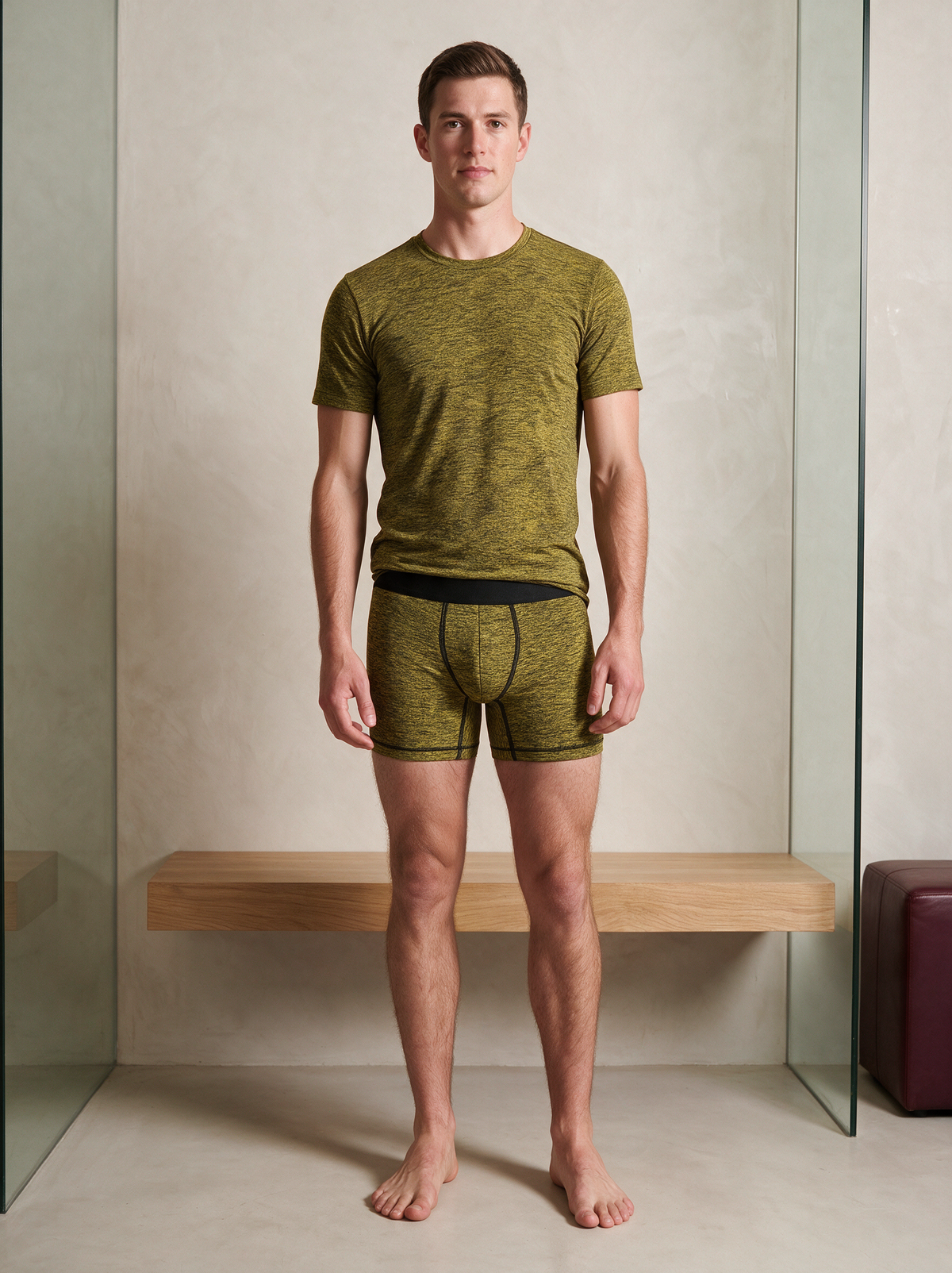 Man in the Canary Tee & Boxer Brief Signature Set