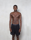 True Notions Flex Collection Double-Layered Shorts — Black — worn, Black