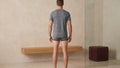 True Notions Granite Tee & Trunk Signature Set — worn, Granite