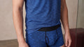 True Notions Sapphire Tee & Boxer Brief Signature Set — worn, Sapphire