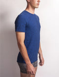 True Notions Sapphire Tee & Brief Signature Set — worn, Sapphire