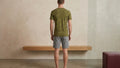 True Notions UV Crew Neck Tee — Canary — worn, Canary